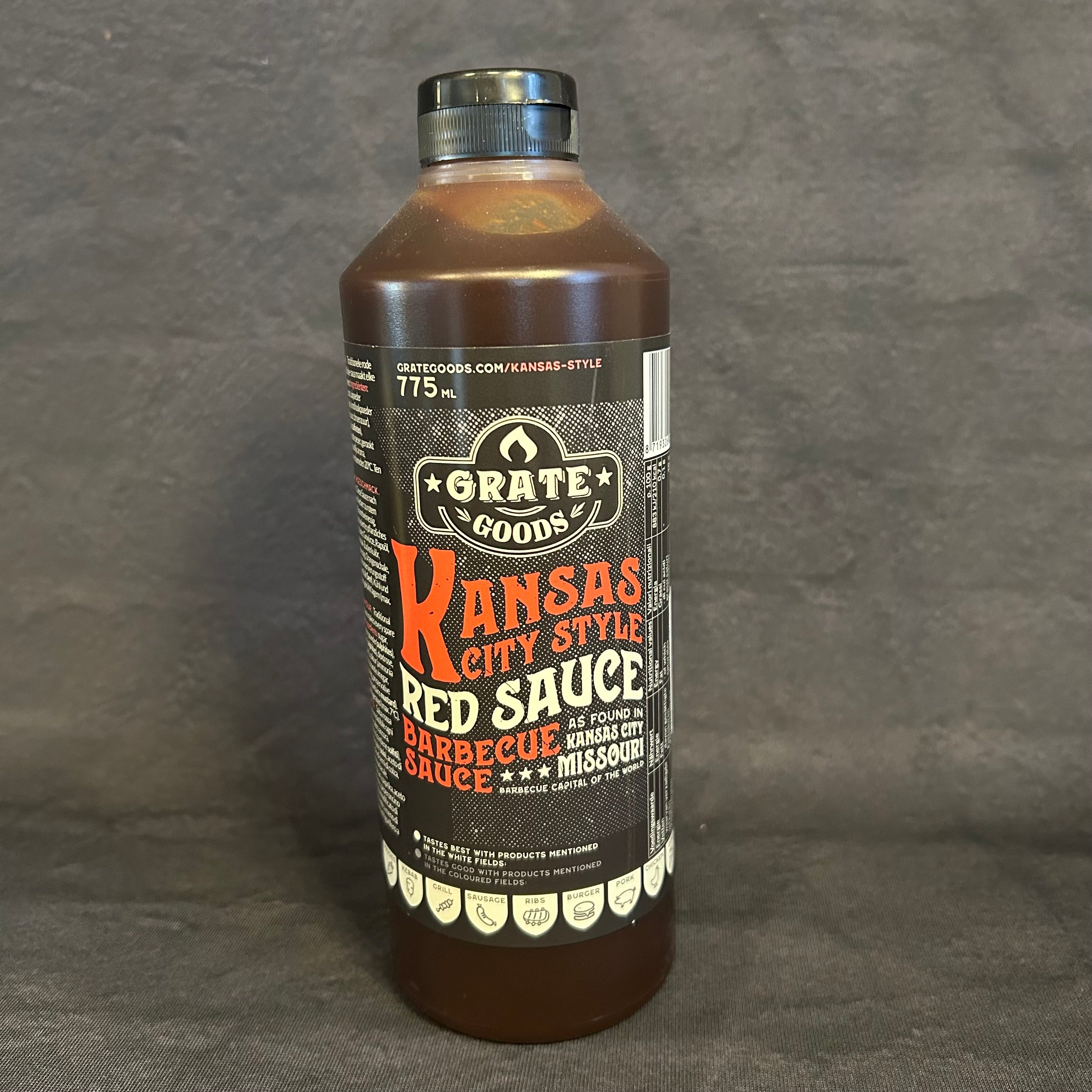 Kansas city style red sauce 775 ml