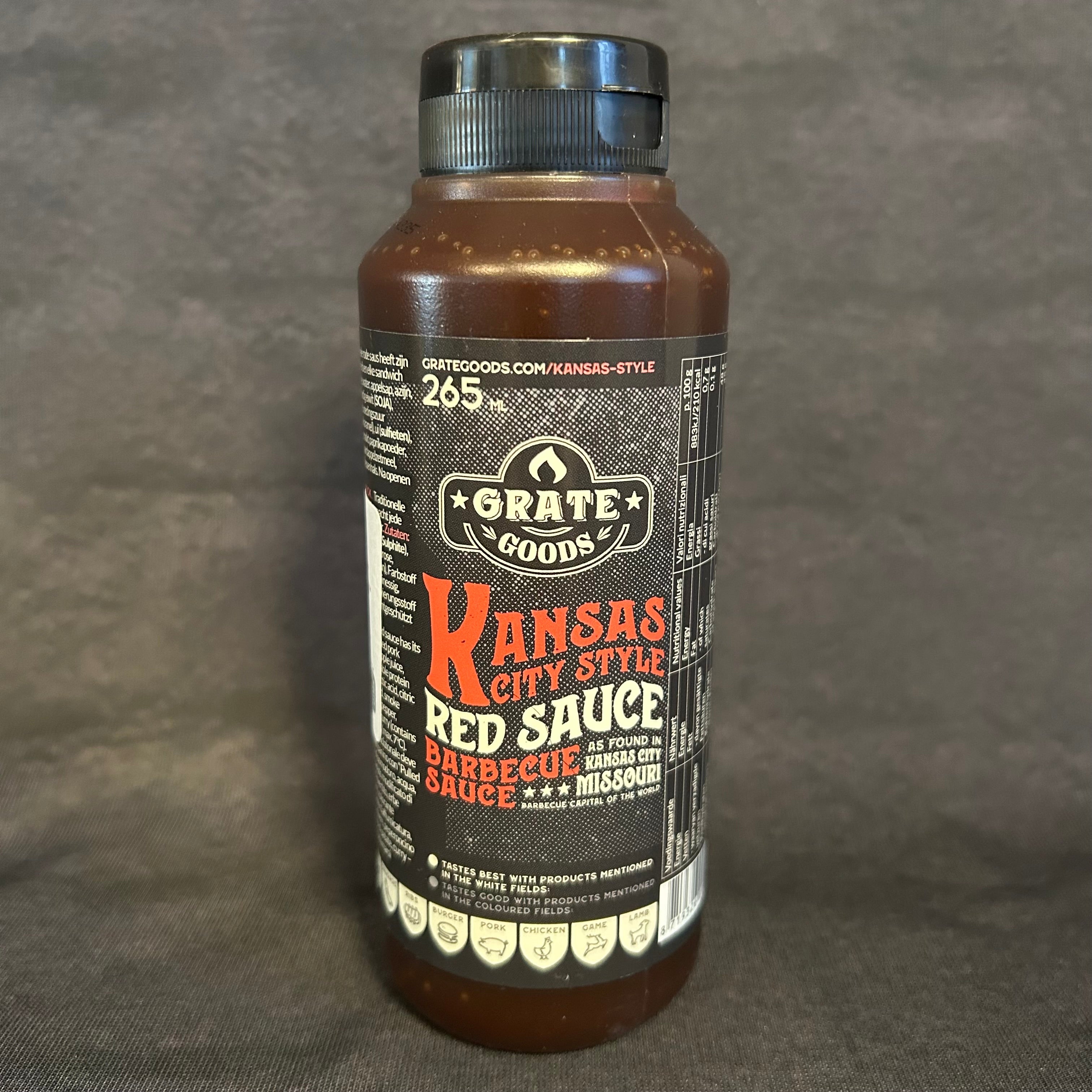 Kansas city style red sauce 265 ml