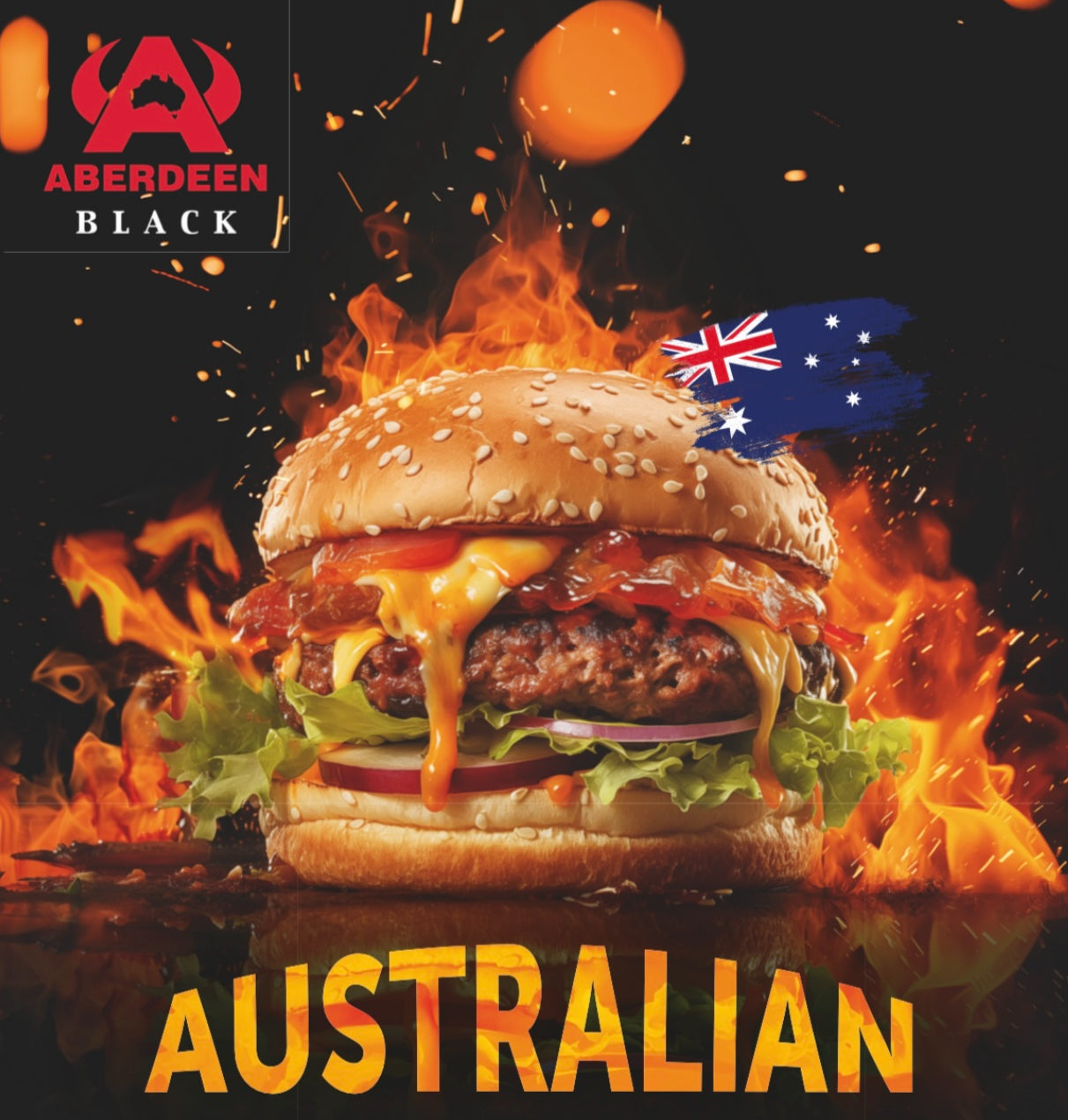 Aberdeen Black Burgerbøffer - 8x180g