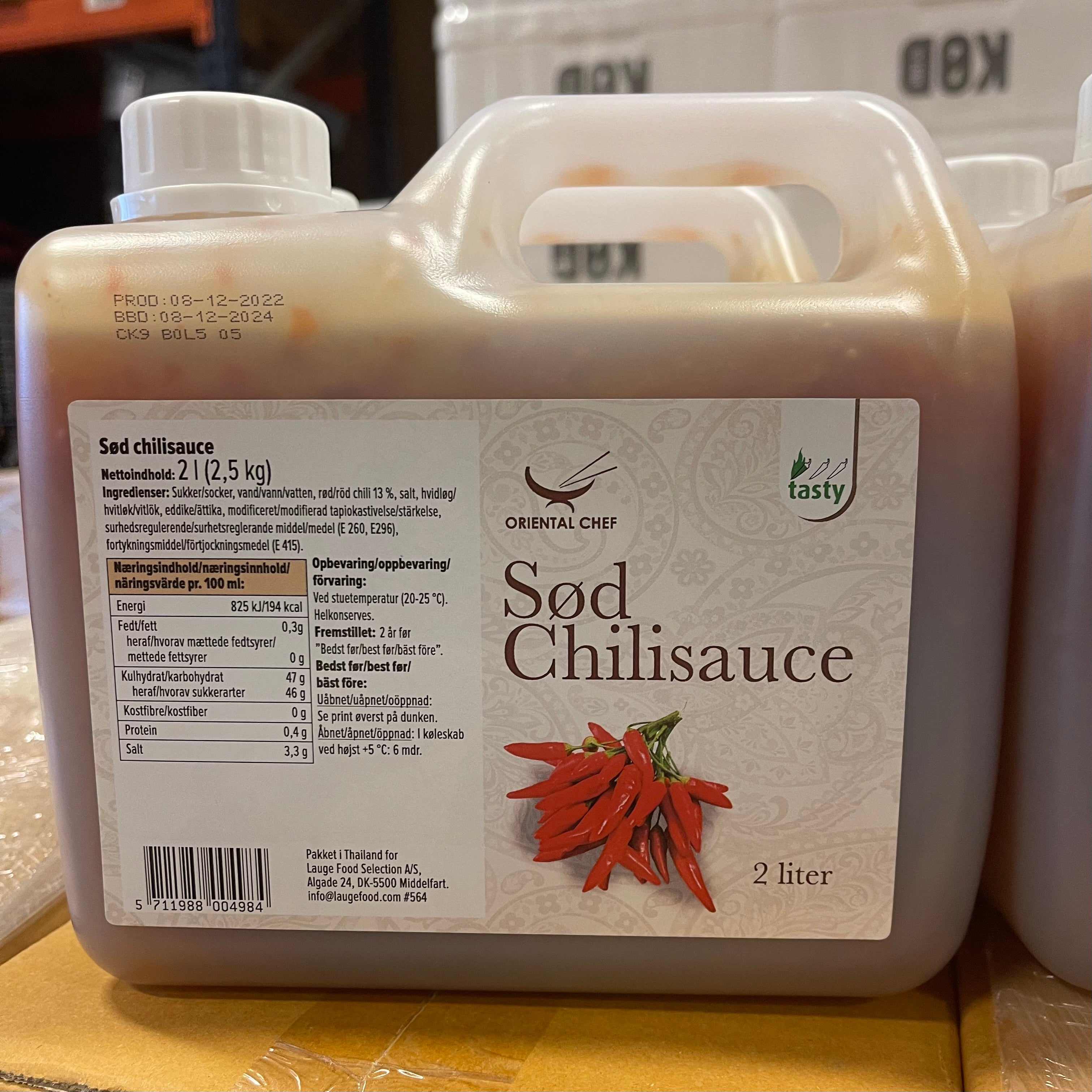 Sød chilisauce 2 l