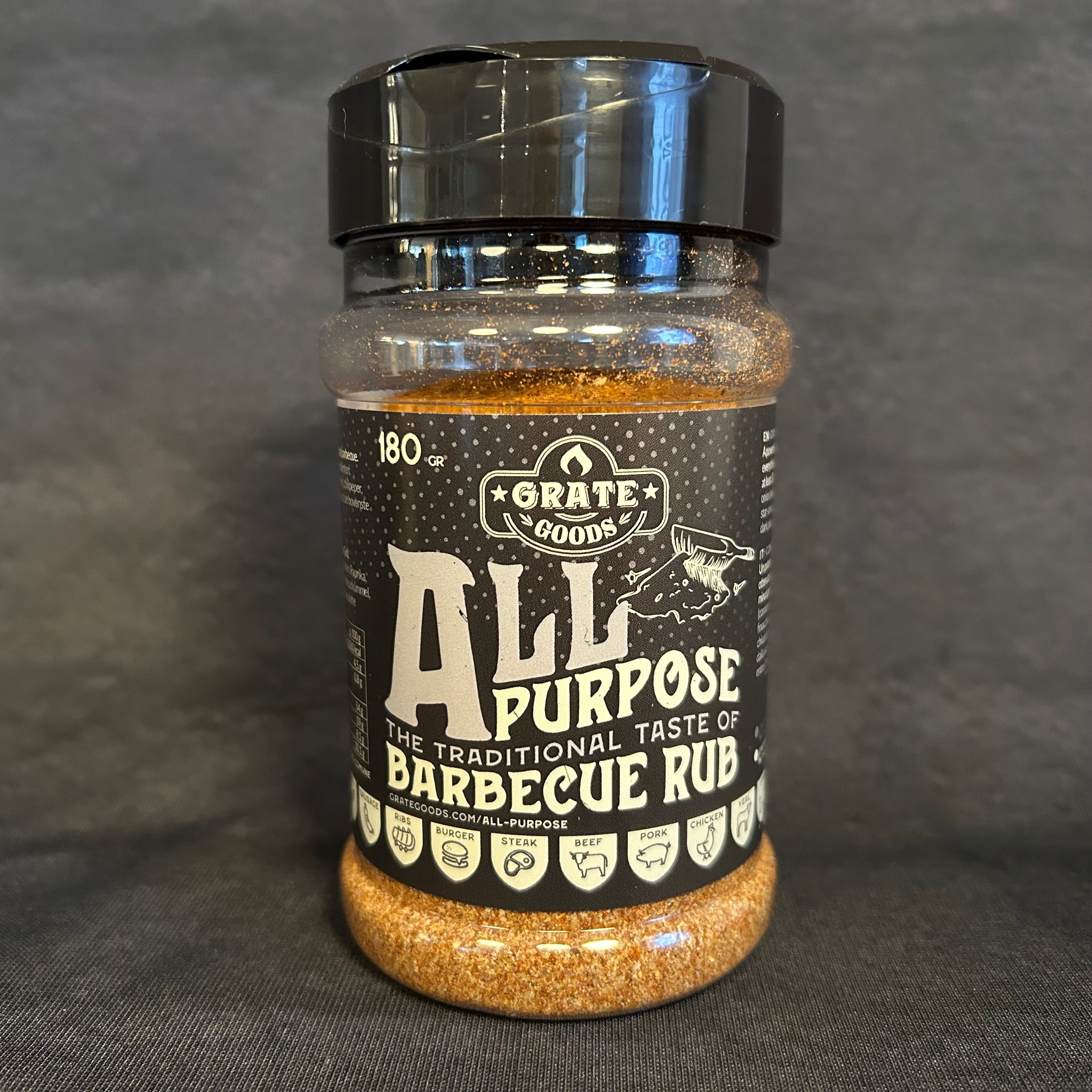 All purpose barbecue rub 180 gram