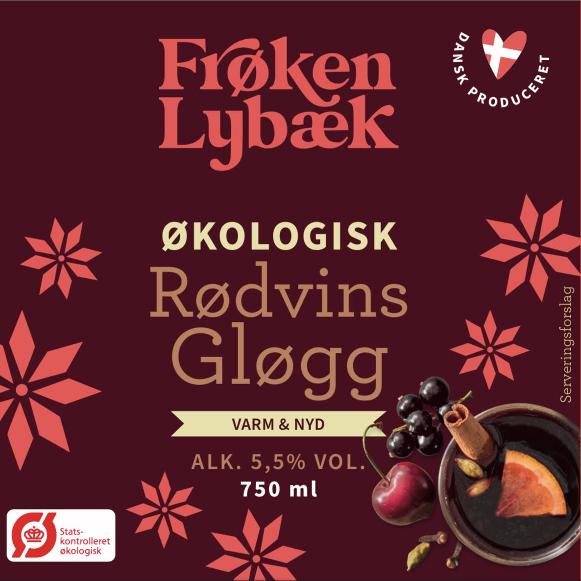 Dansk Økologisk Gløgg. Frøken Lybæk.